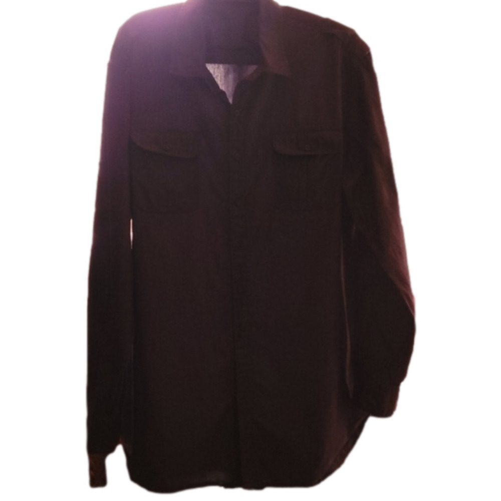 APT. 9 Dark Grey Button Down Shirt. Size XL. EXCELLENT CONDITION! - Picture 2 of 5